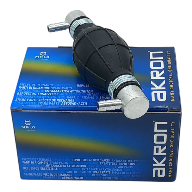 Adescatore Pompetta Gasolio Carburante Universale Diametro Ø 8-8 mm Beccucci Curvi AKRON