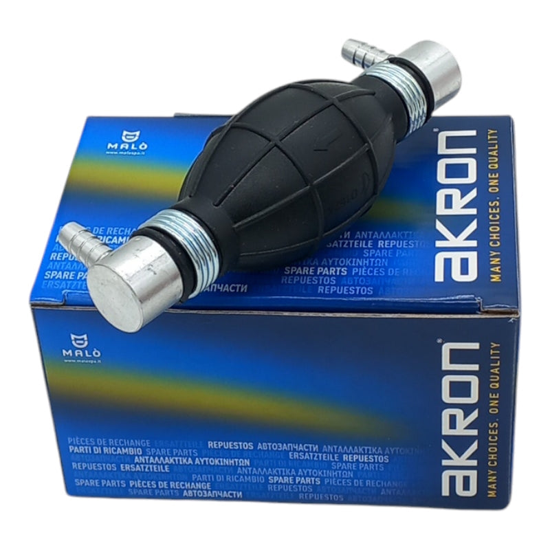 Adescatore Pompetta Gasolio Carburante Universale Diametro Ø 8-8 mm Beccucci Curvi AKRON