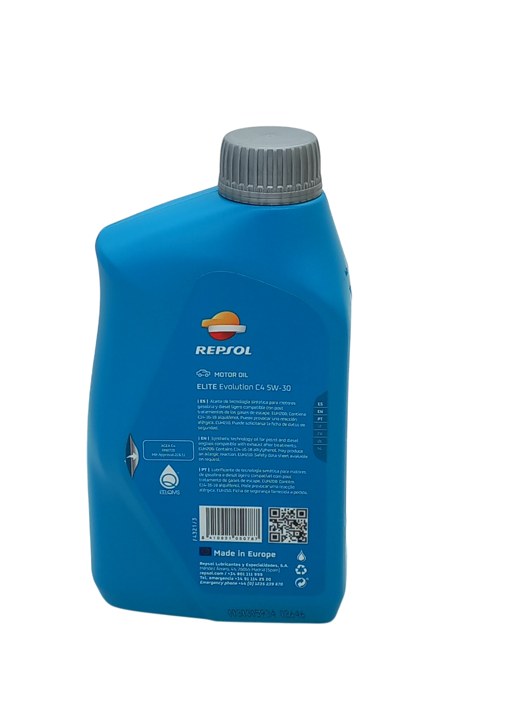 Olio Motore Repsol Elite 5W30 C4 Specifico Motori 1.5 dCi BIBA-RICAMBI