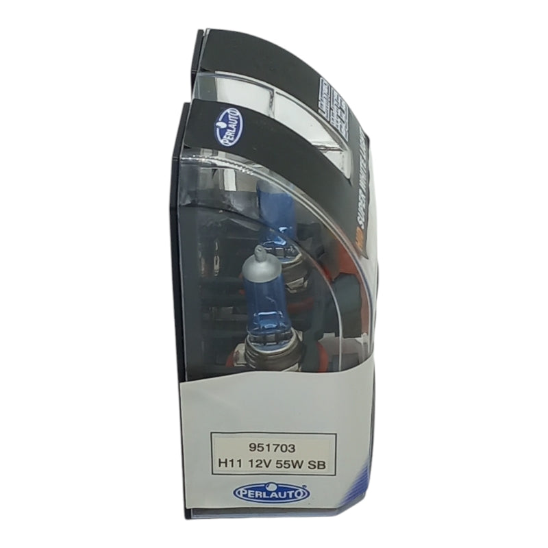 Lampadina H11 12V 55W SB Super White 4200K (2pzz) PERAUTO