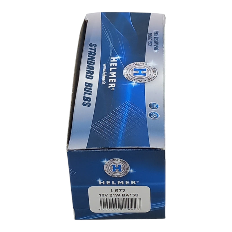 Lampadina Posizione 12V 21W BA15S (10pz) HELMER