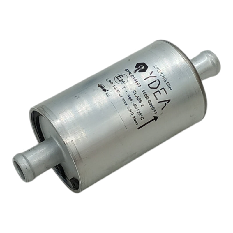 Filtro Gpl Impianto A Gas Landi Renzo Diametro Entrata | Uscita 14mm Tubo 81 mm (apribile) BIBA-RICAMBI