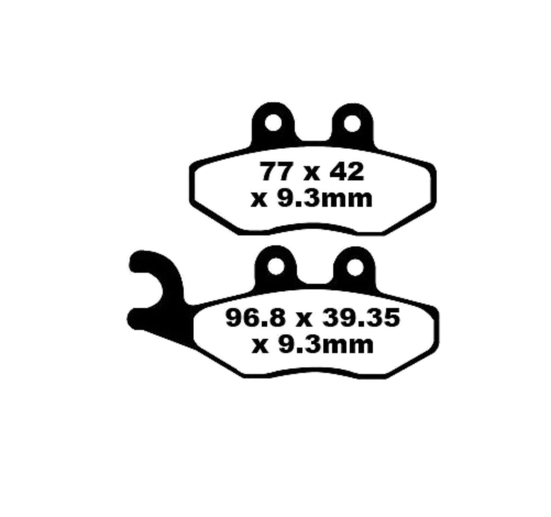 SFA353 Pastiglie Freno Per Gilera DNA 125/180 2001-2003