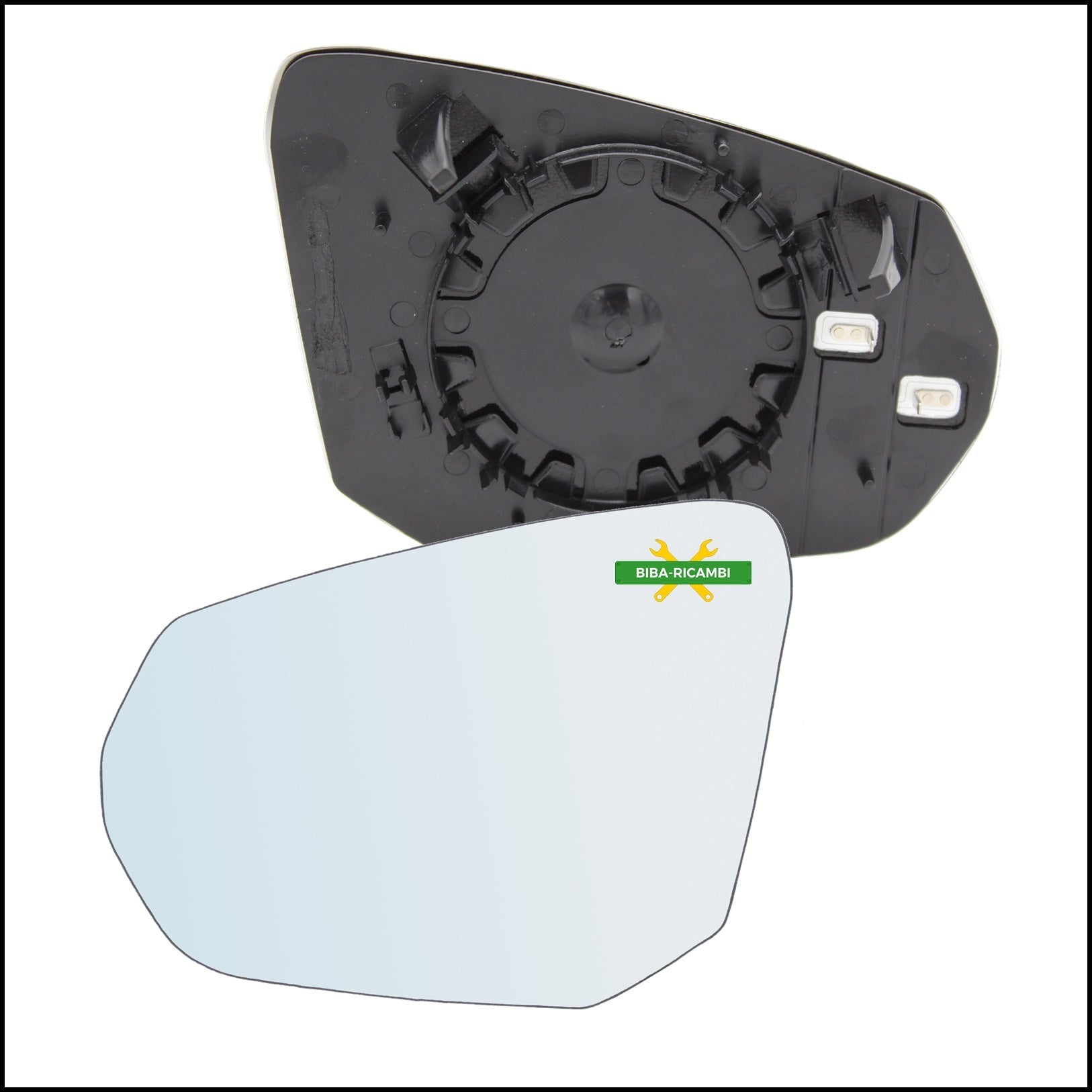 Piastra Specchio Retrovisore Lato Sx-Guidatore Per Audi Q2 (GAB) dal 2016> BIBA-RICAMBI
