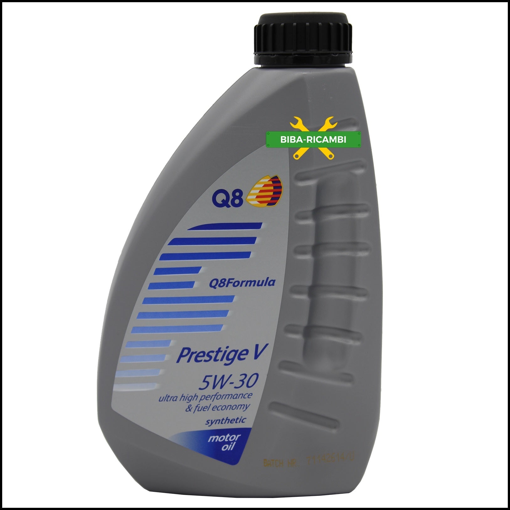 A. Olio Motore 5W30 Originale Q8 Prestige V 5W-30 Specifico Per Alfa Romeo BIBA-RICAMBI