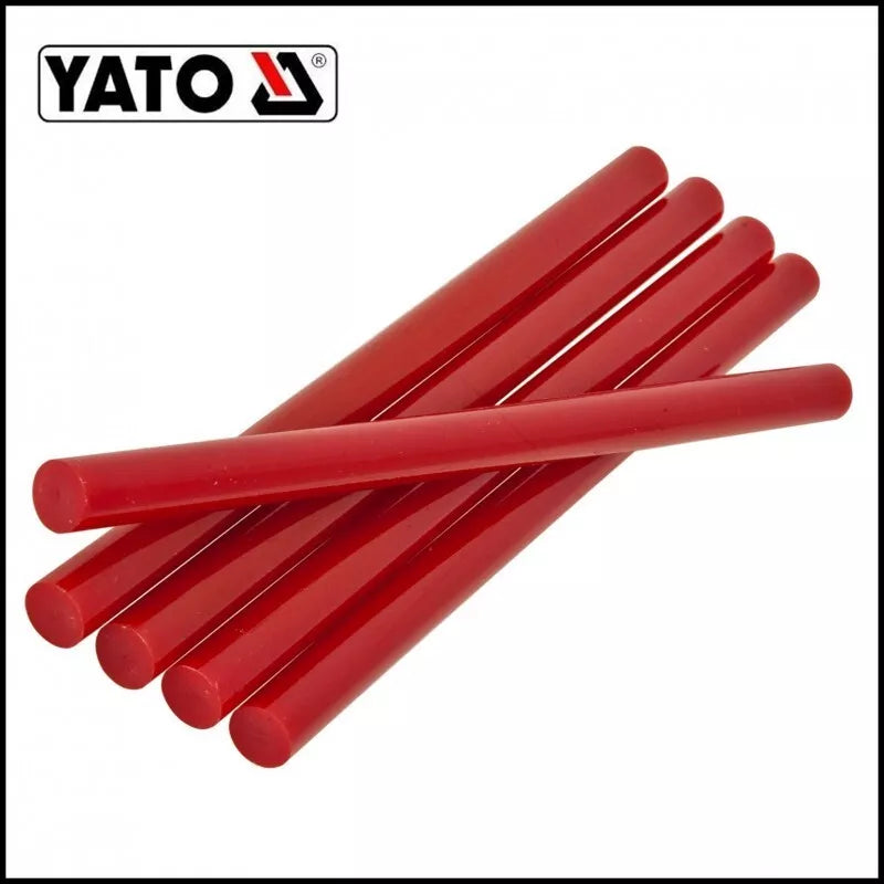 5 Stick colla a caldo colore rosso YATO