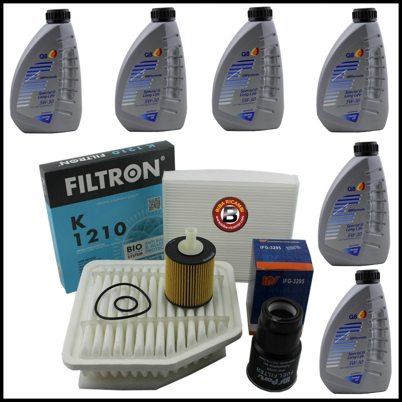 Kit Tagliando Olio | Filtri Per Toyota RAV 4 2.200 D 110kw/150cv dal 2006> BIBA-RICAMBI