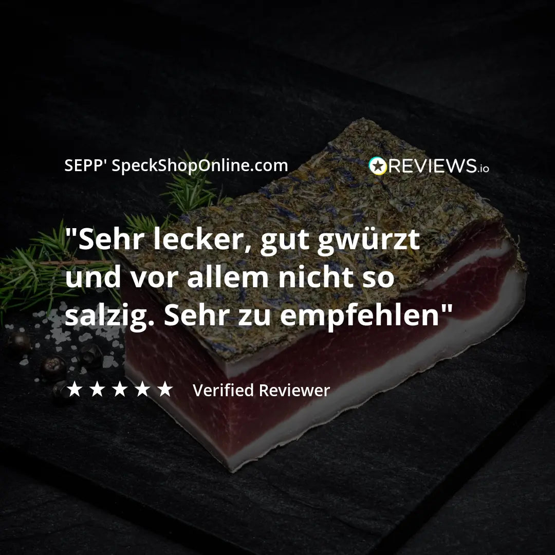 SEPP' Kräuterspeck - 'Das Herzstück' - Premium - BIBA-RICAMBI