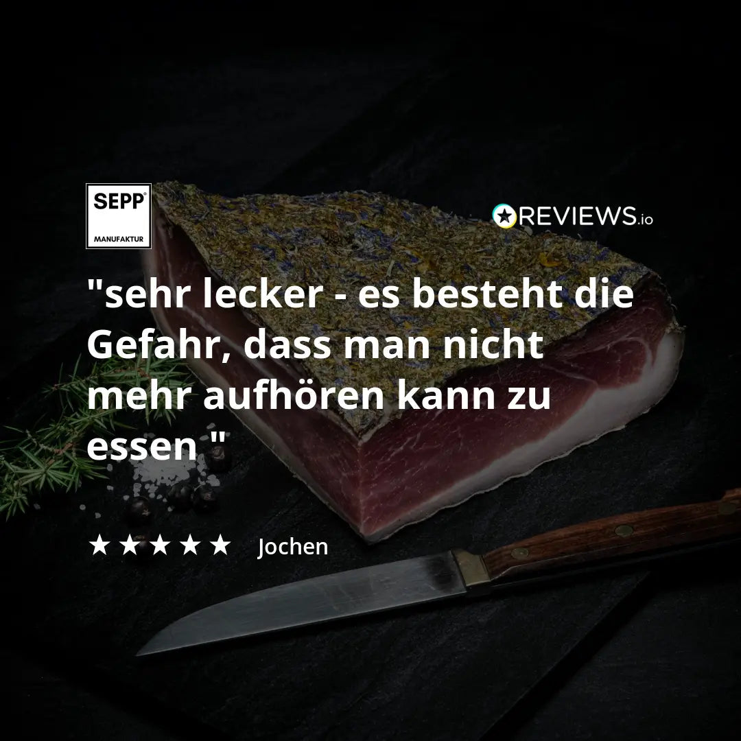 SEPP' Kräuterspeck - 'Das Viertel' - Premium - BIBA-RICAMBI