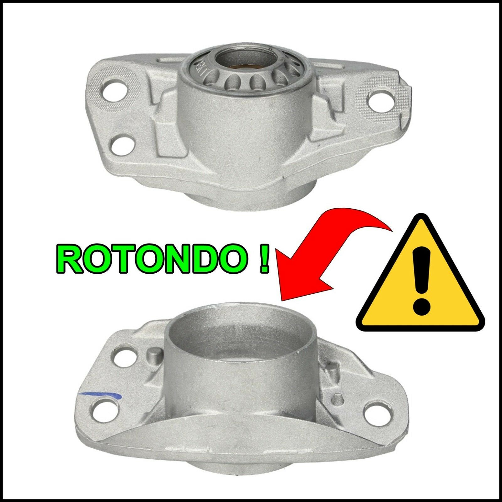 Supporti Ammortizzatori POSTERIORI (forma rotondo) BIBA-RICAMBI