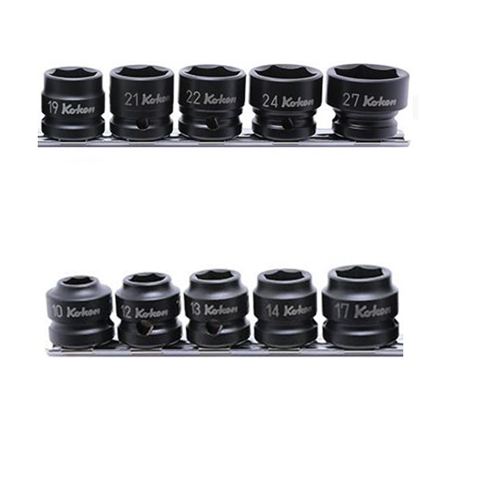 Set 10 Pezzi Chiavi a Bussola Esagonali Nano Impact Art.RS14401MS10 BIBA-RICAMBI