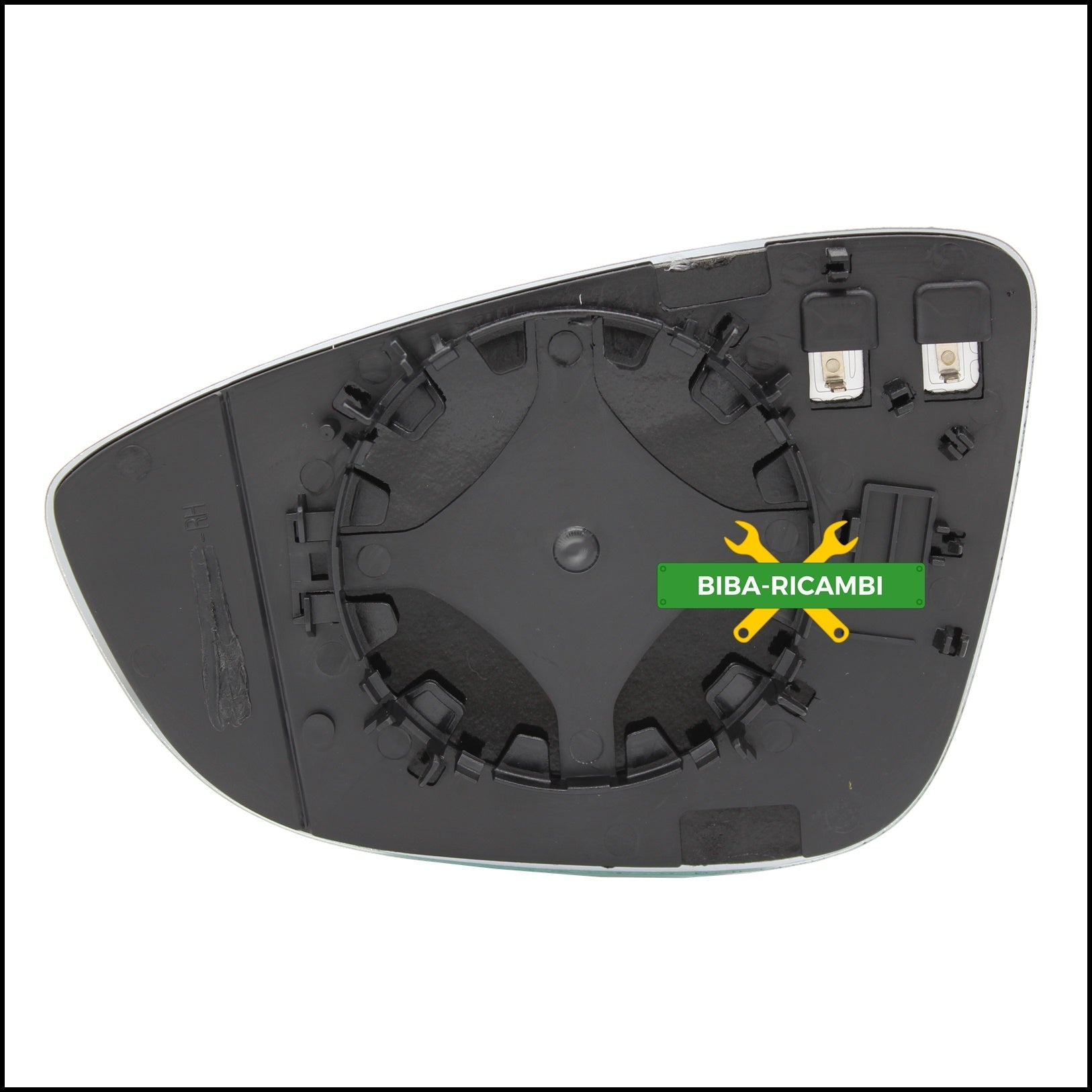 Piastra Specchio Retrovisore Termico Lato Dx-Passeggero Per Volkswagen Jetta IV (162) dal 2011> BIBA-RICAMBI