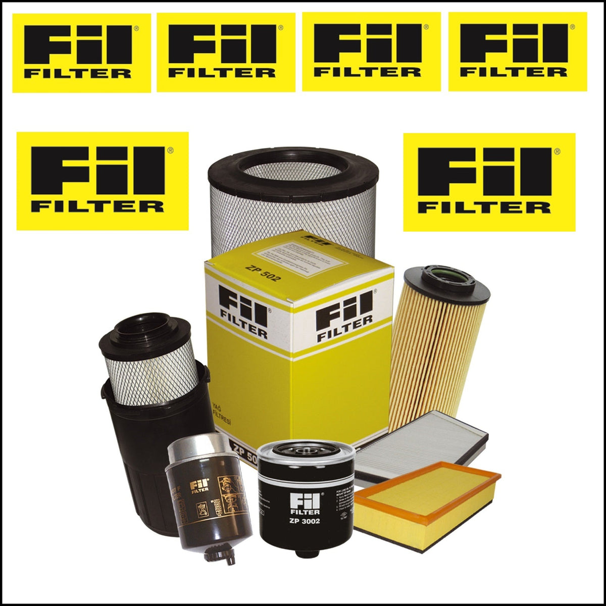 Kit 2 Filtri Aria Compatibile Per Camion Astra HD 8 dal 2005> BIBA-RICAMBI