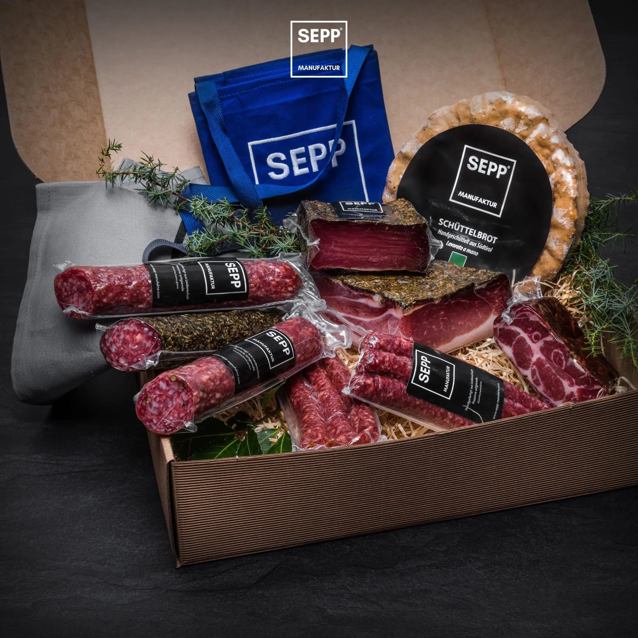 SEPP' Geschenkpaket 🎁 Südtiroler Marende 'MIX' - Versand kostenlos - BIBA-RICAMBI