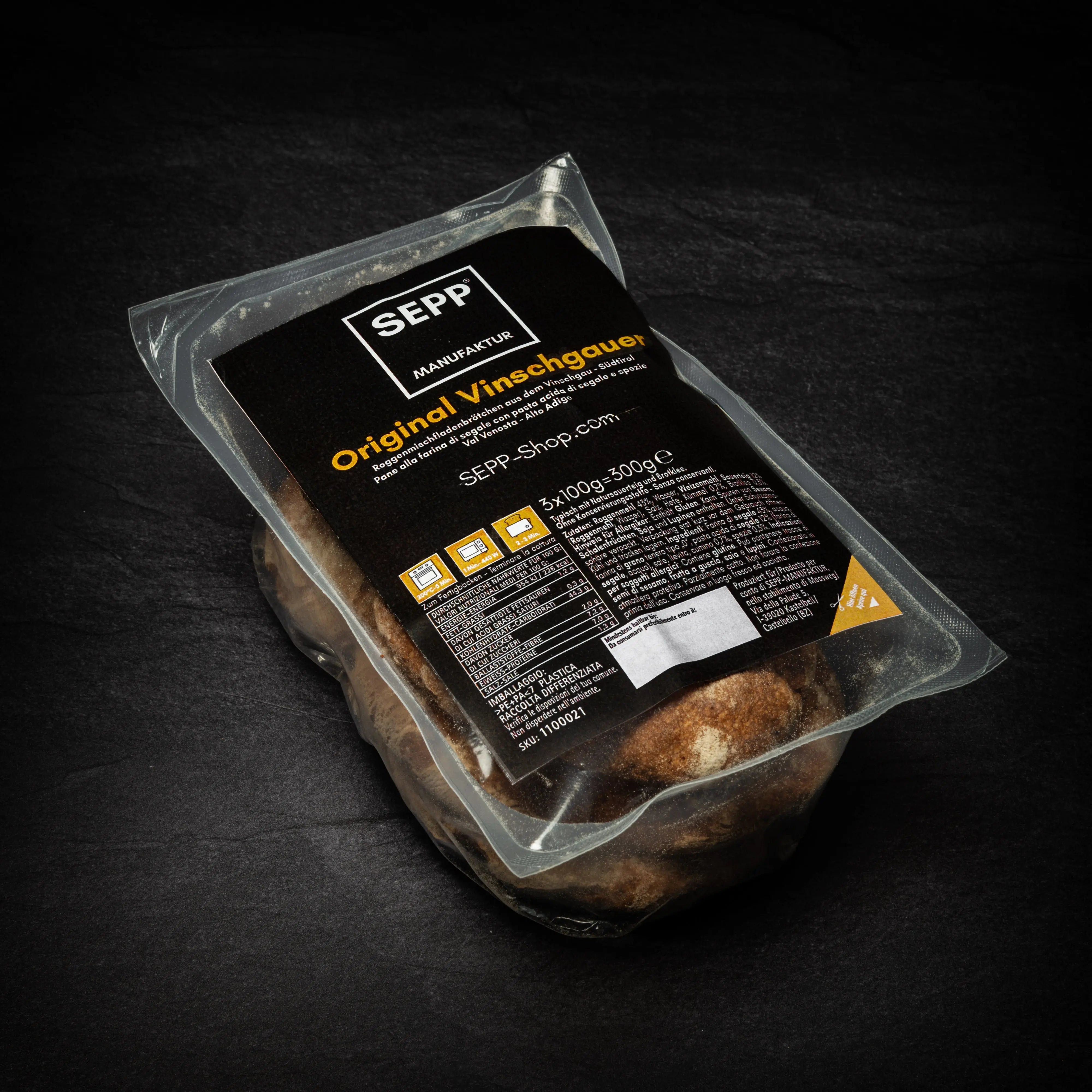 SEPP' Original Vinschgauer Paarlbrot (3 Stk.) - BIBA-RICAMBI