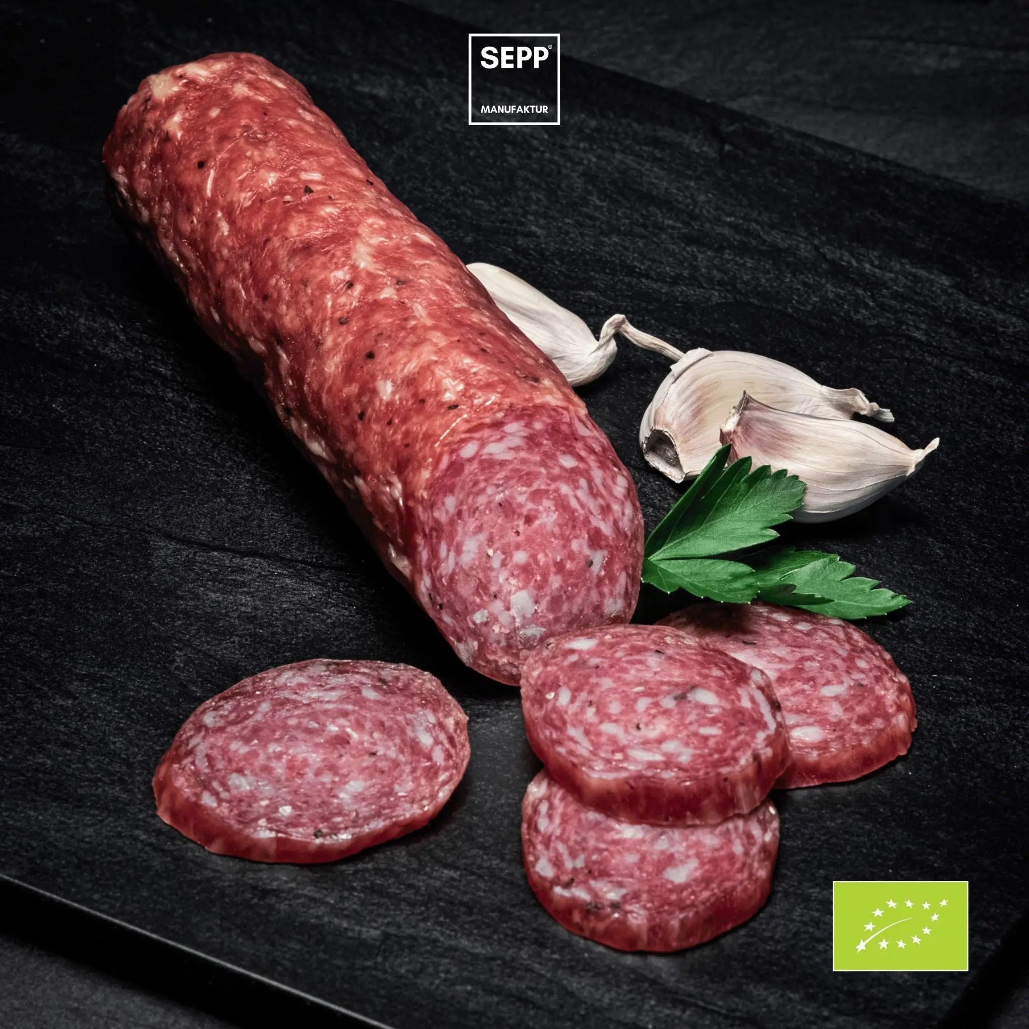 SEPP' BIO-Knoblauchsalami 💚 - BIBA-RICAMBI