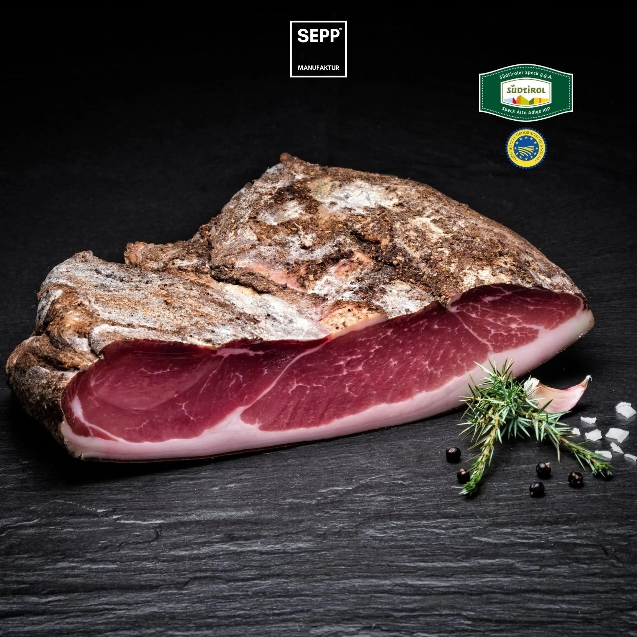 SEPP' Südtiroler Speck g.g.A. - 'Die Halbe Hamme' - BIBA-RICAMBI