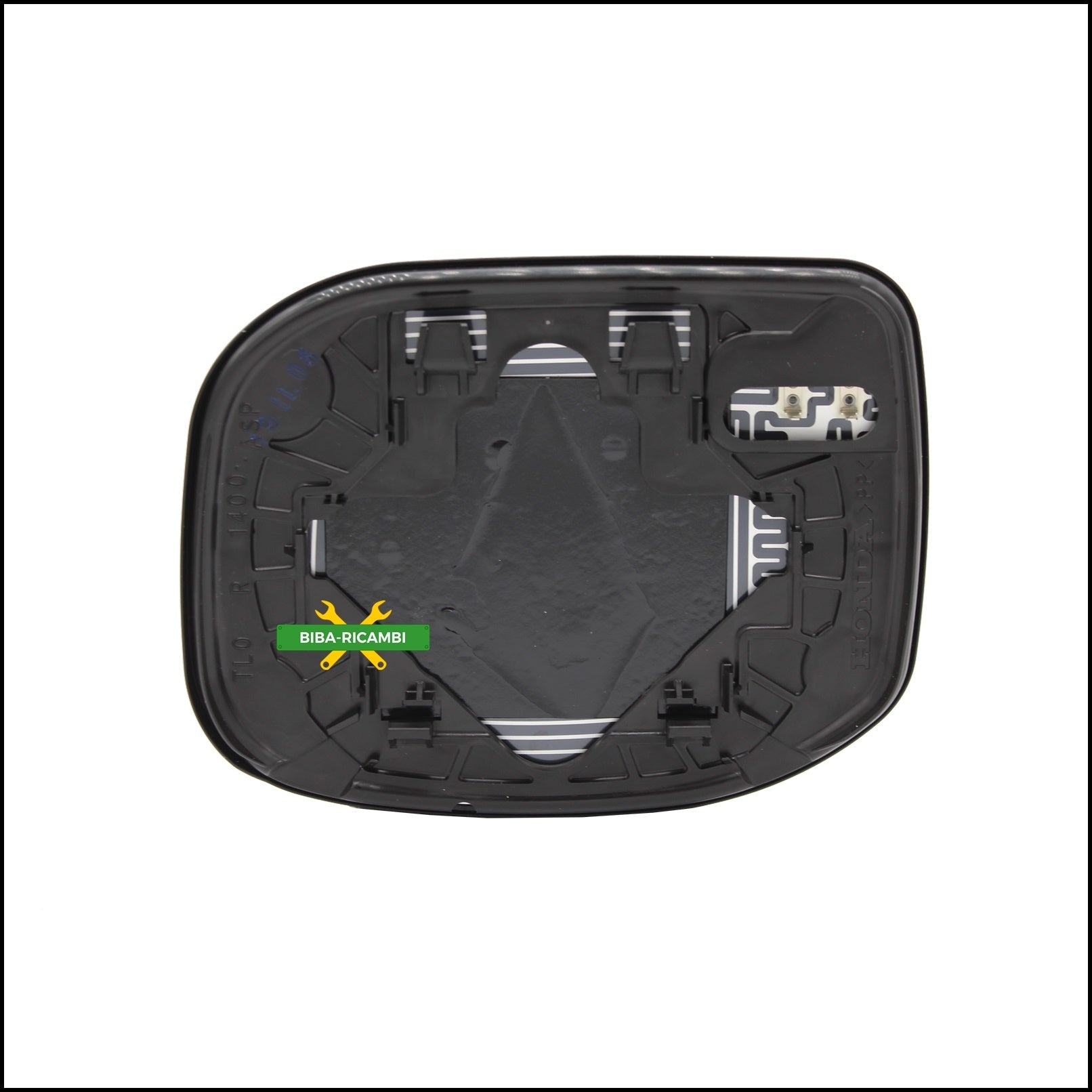Piastra Specchio Retrovisore Asferica Termica Lato Dx-Passeggero Per Honda Accord VIII dal 2008> BIBA-RICAMBI