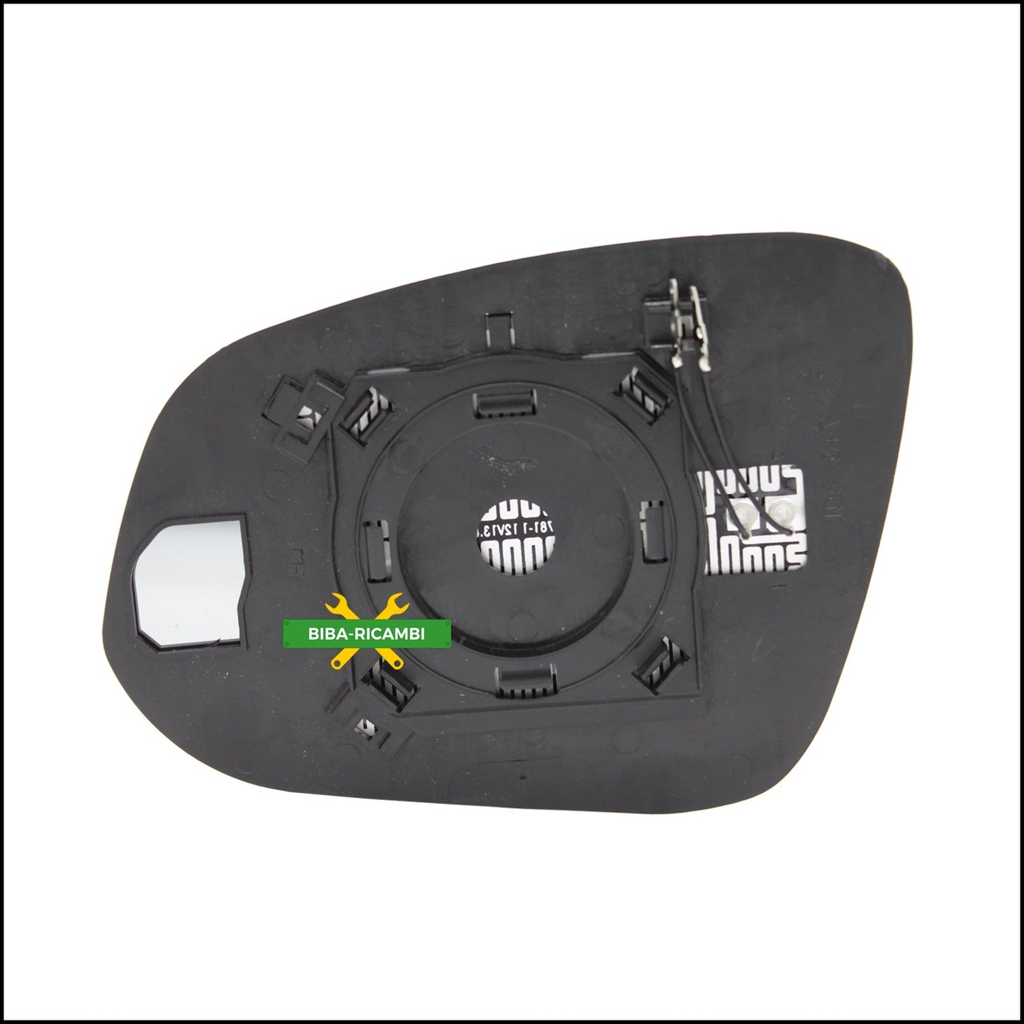 Piastra Specchio Retrovisore Termica Asferica Lato Dx-Passeggero Per Toyota Rav 4 V (A5, H5) dal 2018> (Attacco Quadrato) BIBA-RICAMBI