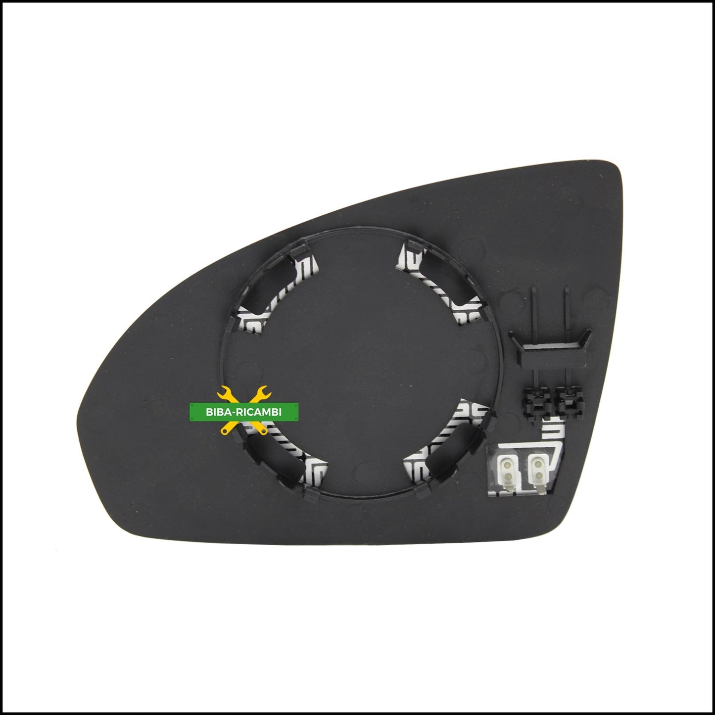 Piastra Specchio Retrovisore Termica Asferica Lato Dx-Passeggero Per Smart ForTwo II (451) dal 2007> BIBA-RICAMBI