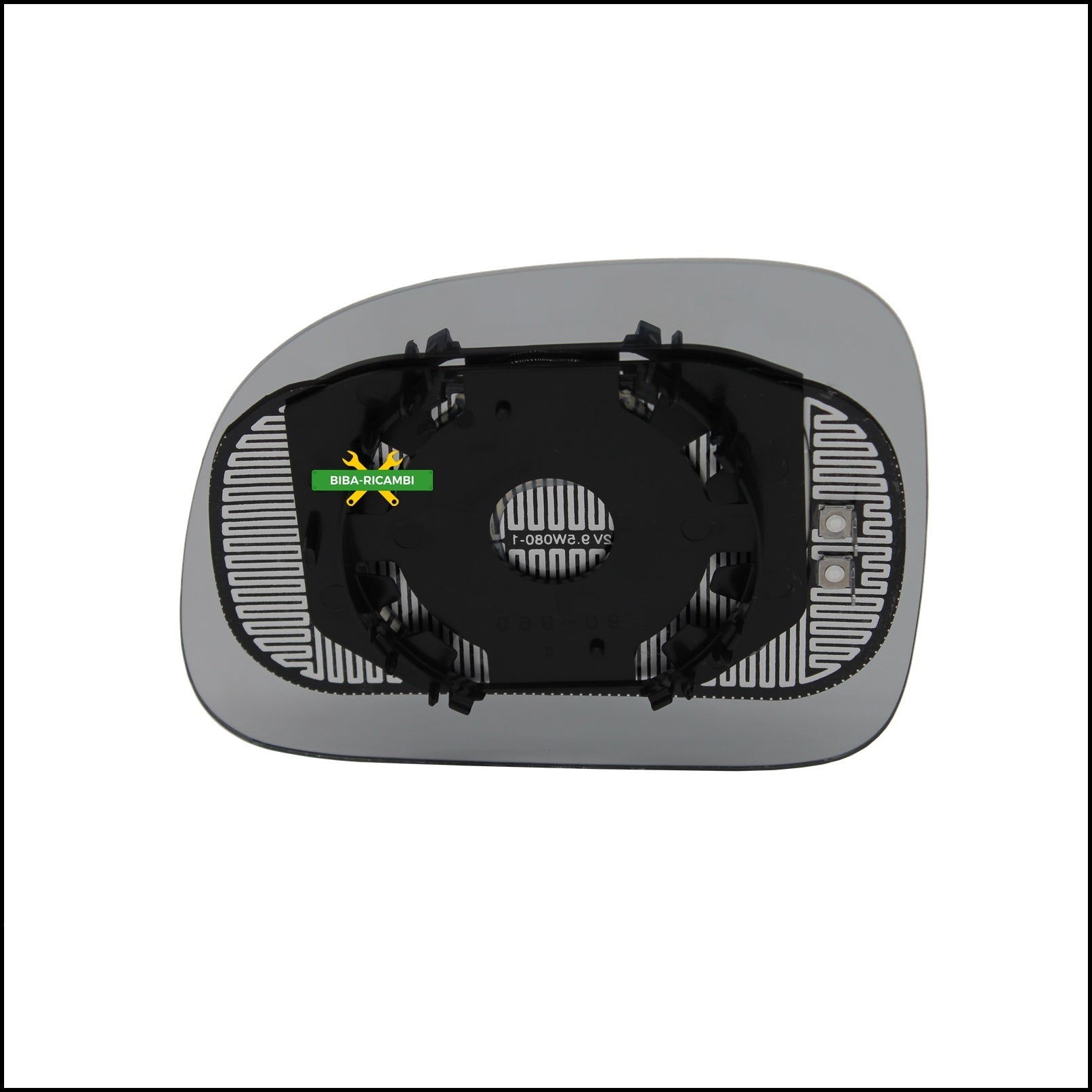 V. Piastra Specchio Retrovisore Termica Asferica Lato Dx-Passeggero Per Fiat Panda II (169) solo dal 2008> (Specchio piu Grande) BIBA-RICAMBI