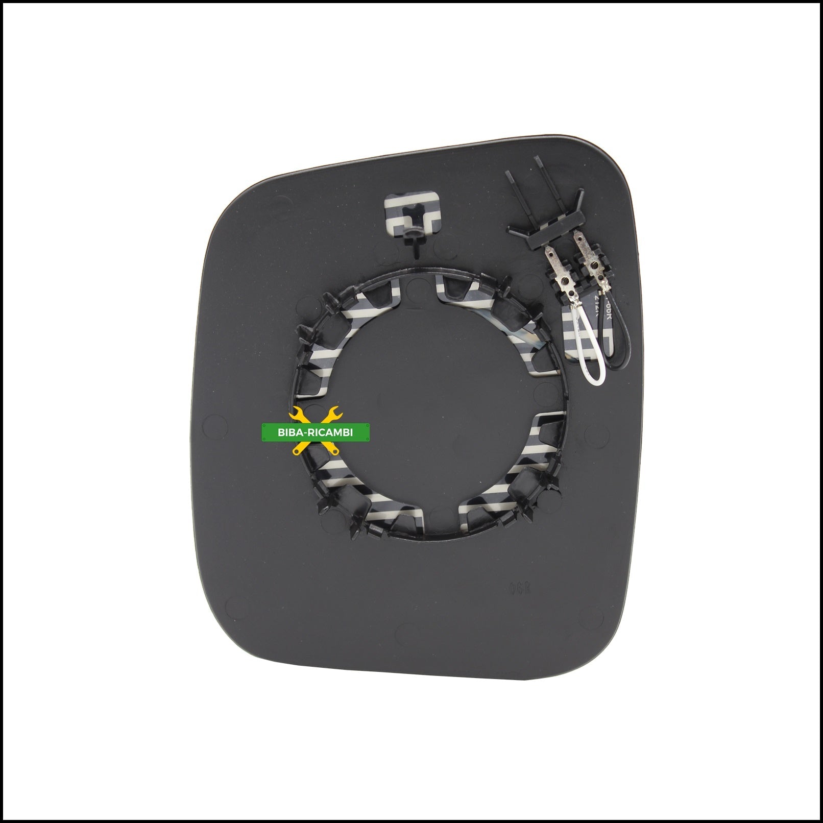 V. Piastra Specchio Retrovisore Termica Asferica Lato Dx-Passeggero BIBA-RICAMBI