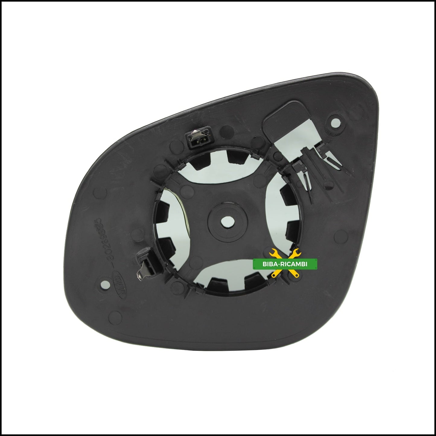 Piastra Specchio Retrovisore Asferica Lato Dx-Passeggero Per Renault Kangoo II (KW0/1) solo dal 2012> BIBA-RICAMBI