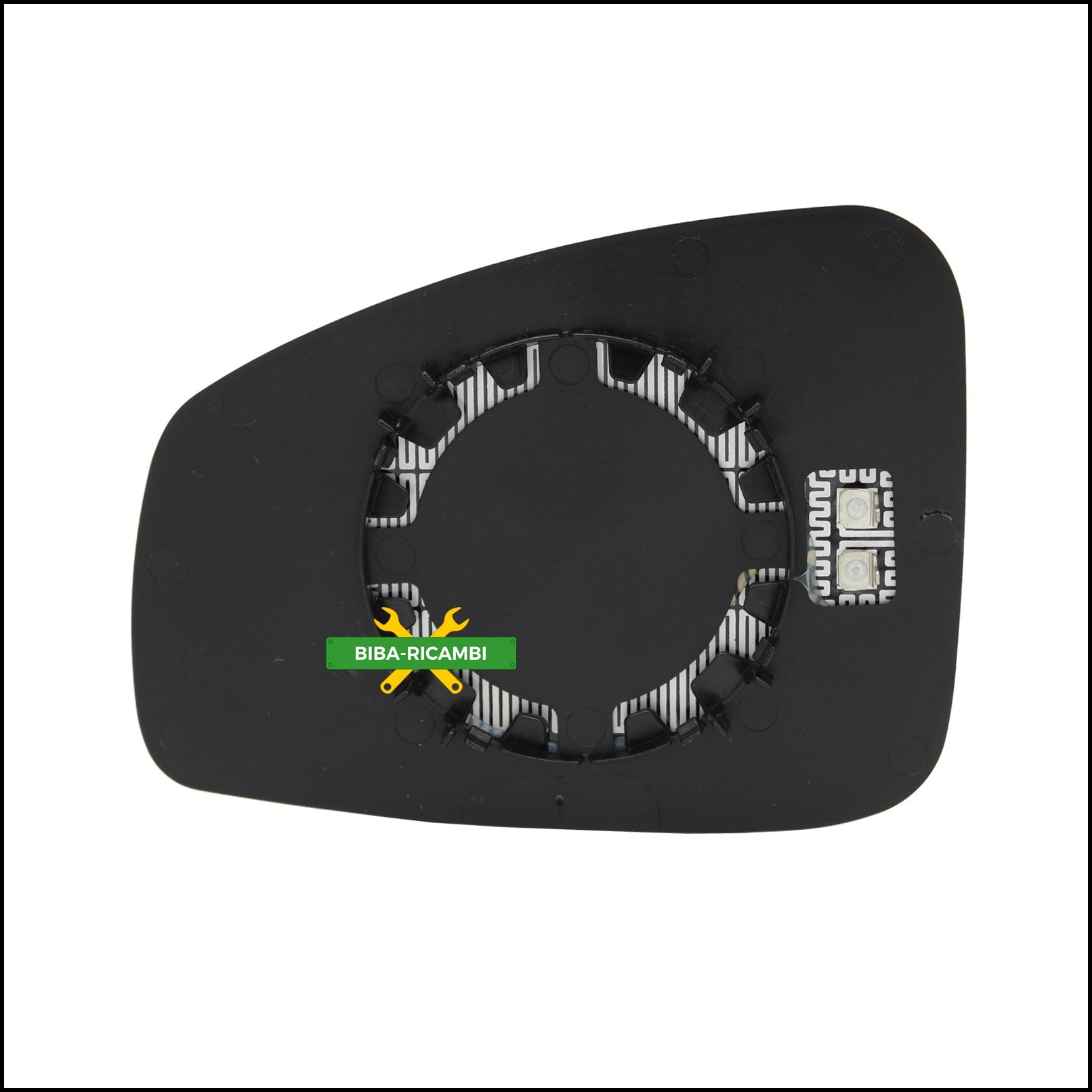 V. Piastra Retrovisore Termica Lato Dx-Passeggero Per Renault Megane III dal 2008> BIBA-RICAMBI