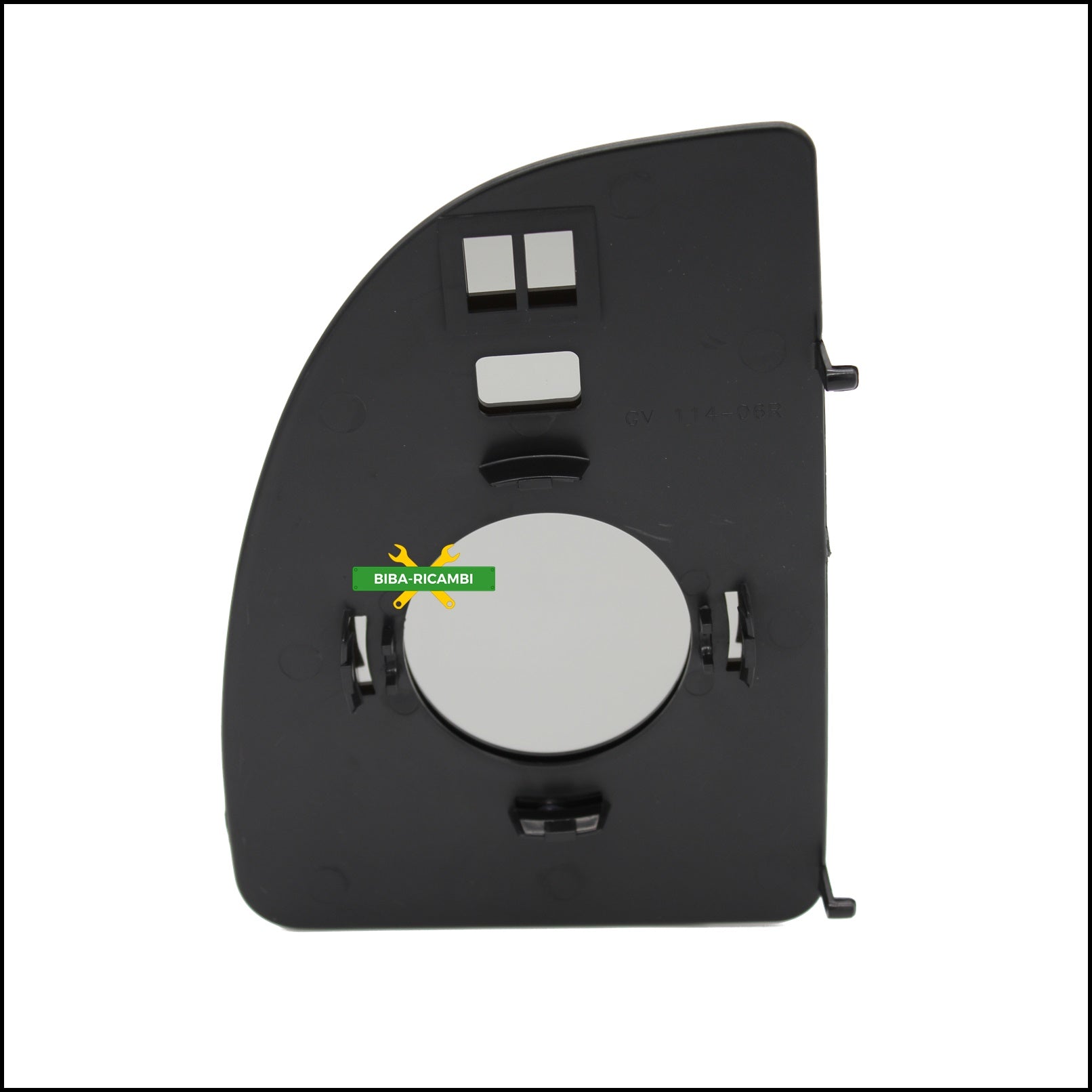 Piastra Retrovisore Superiore Lato Dx-Passeggero Per Citroen Jumper II (224) dal 2002-2006 BIBA-RICAMBI