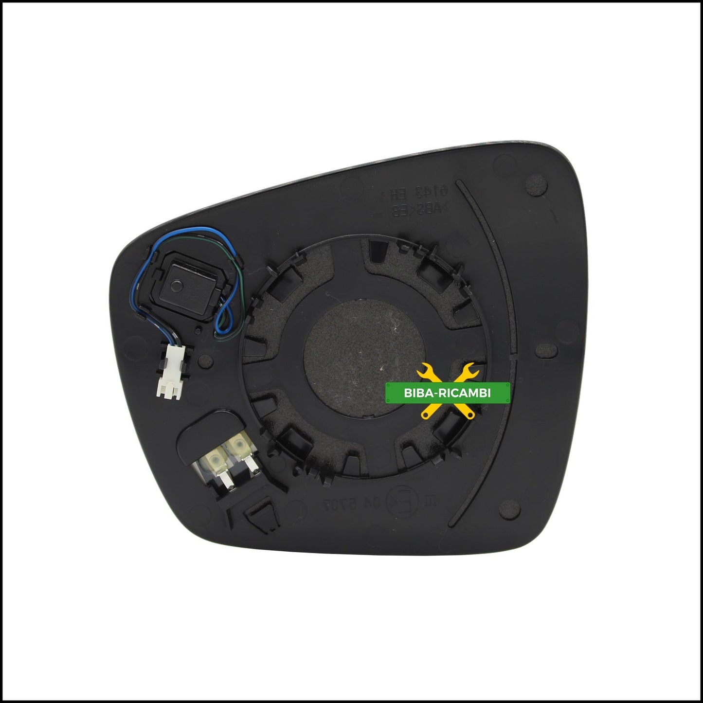 Piastra Specchio Retrovisore Con Blind Spot Lato Dx-Passeggero Per Renault Grand Scenic IV (R9) dal 2016> BIBA-RICAMBI