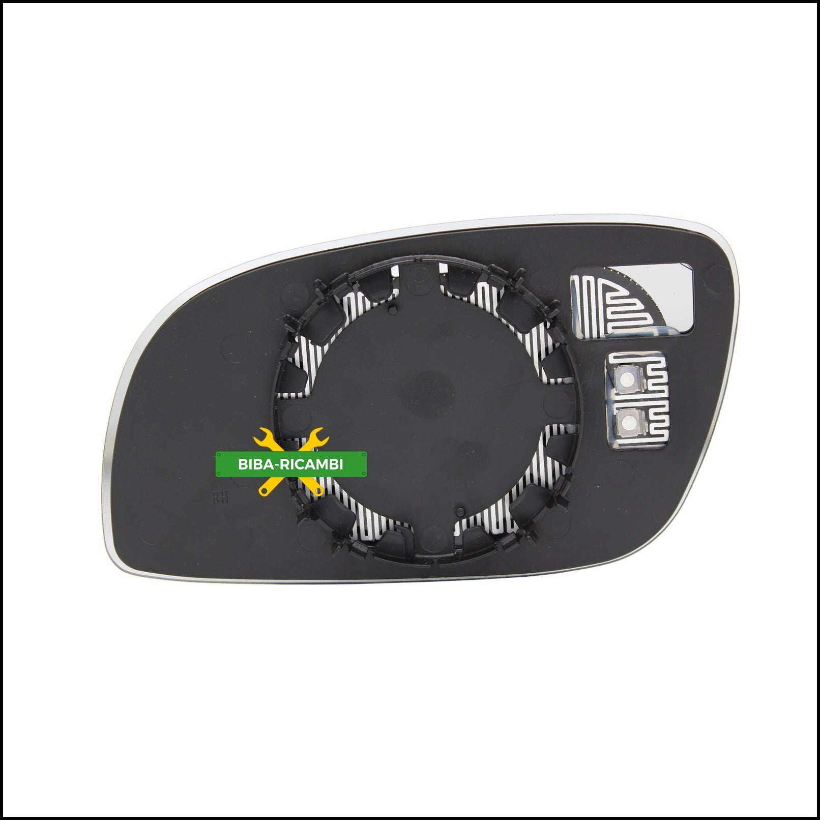 Piastra Retrovisore Termica Asferica Lato Dx-Passeggero Per Volkswagen Touran I (1T1) dal 2003-2010 BIBA-RICAMBI