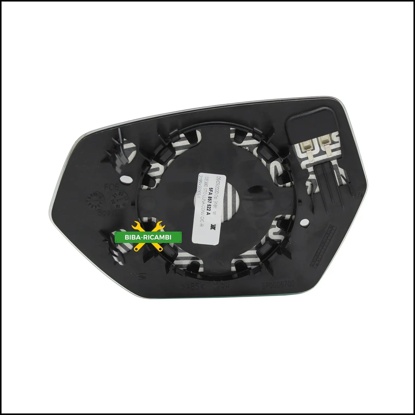 Piastra Specchio Retrovisore Termica Lato Dx-Passeggero Per Cupra Formentor (KM7) dal 2020> BIBA-RICAMBI