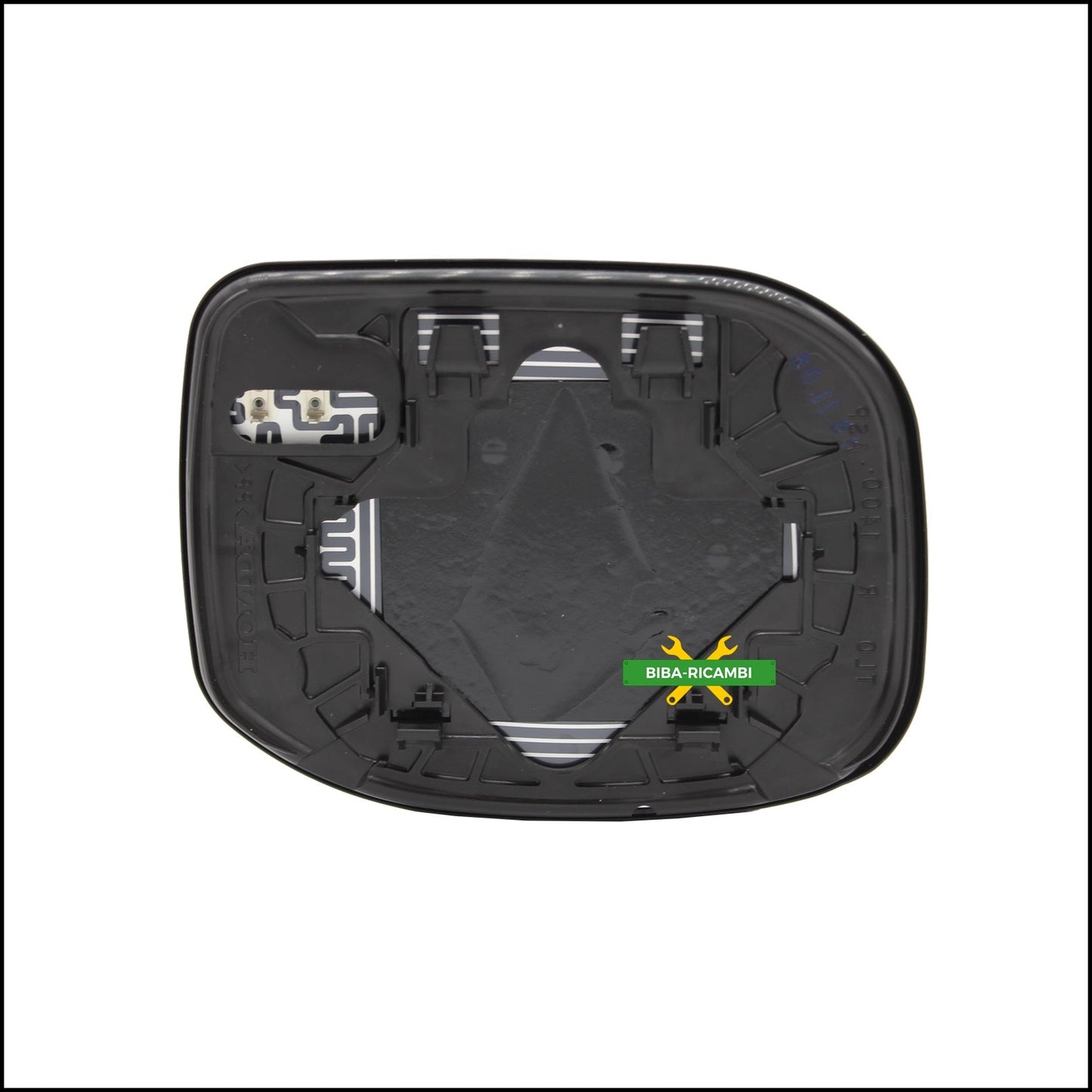 Piastra Specchio Retrovisore Termica Asferica Lato Sx-Guidatore Per Honda Accord VIII dal 2008> BIBA-RICAMBI