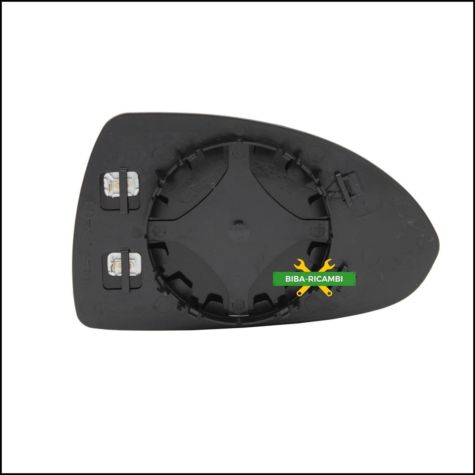 V. Piastra Specchio Retrovisore Termica Asferica Lato Sx-Guidatore Per Opel Corsa E (X15) dal 2014> BIBA-RICAMBI