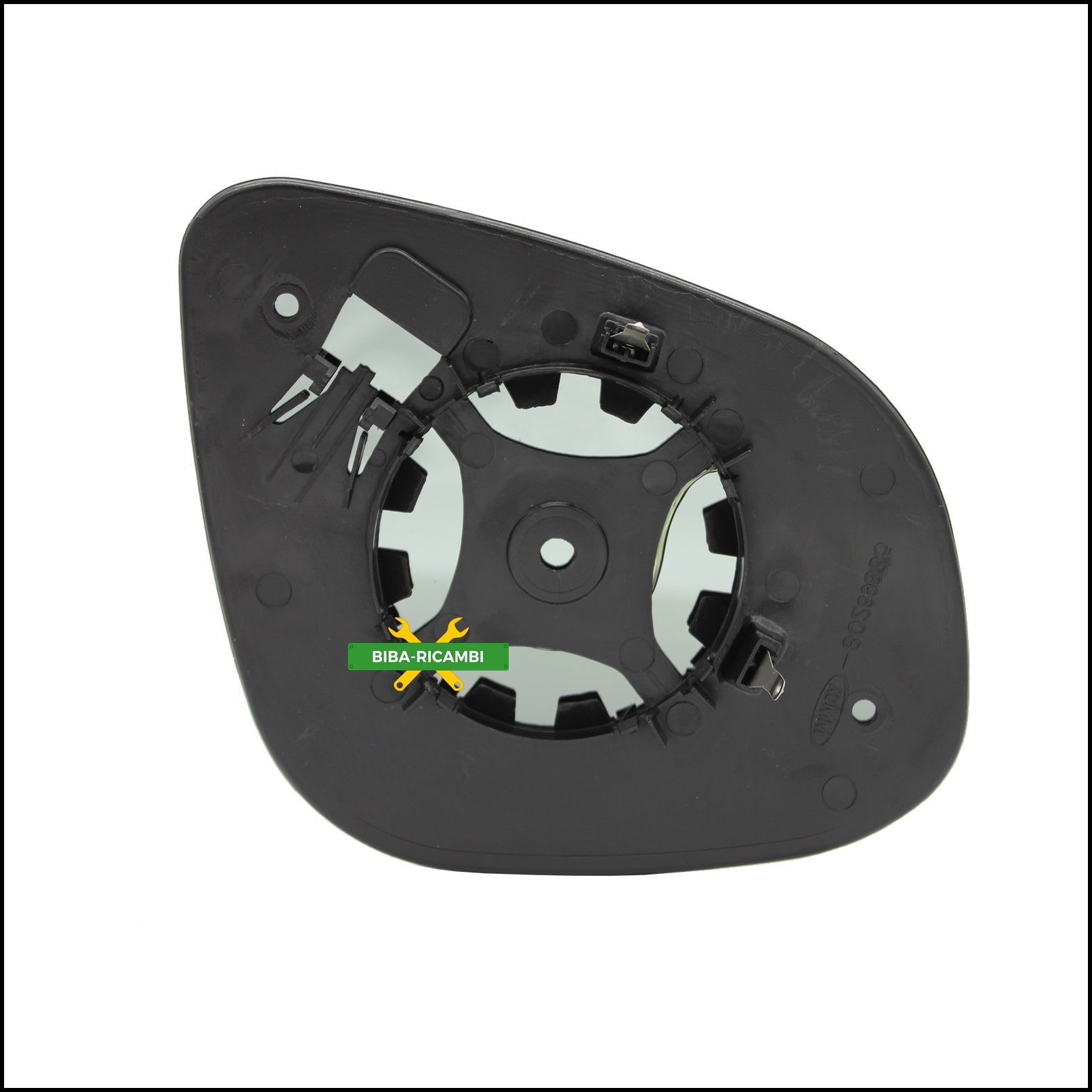Piastra Specchio Retrovisore Lato Sx-Guidatore Per Renault Kangoo II (KW0/1) solo dal 2012> BIBA-RICAMBI
