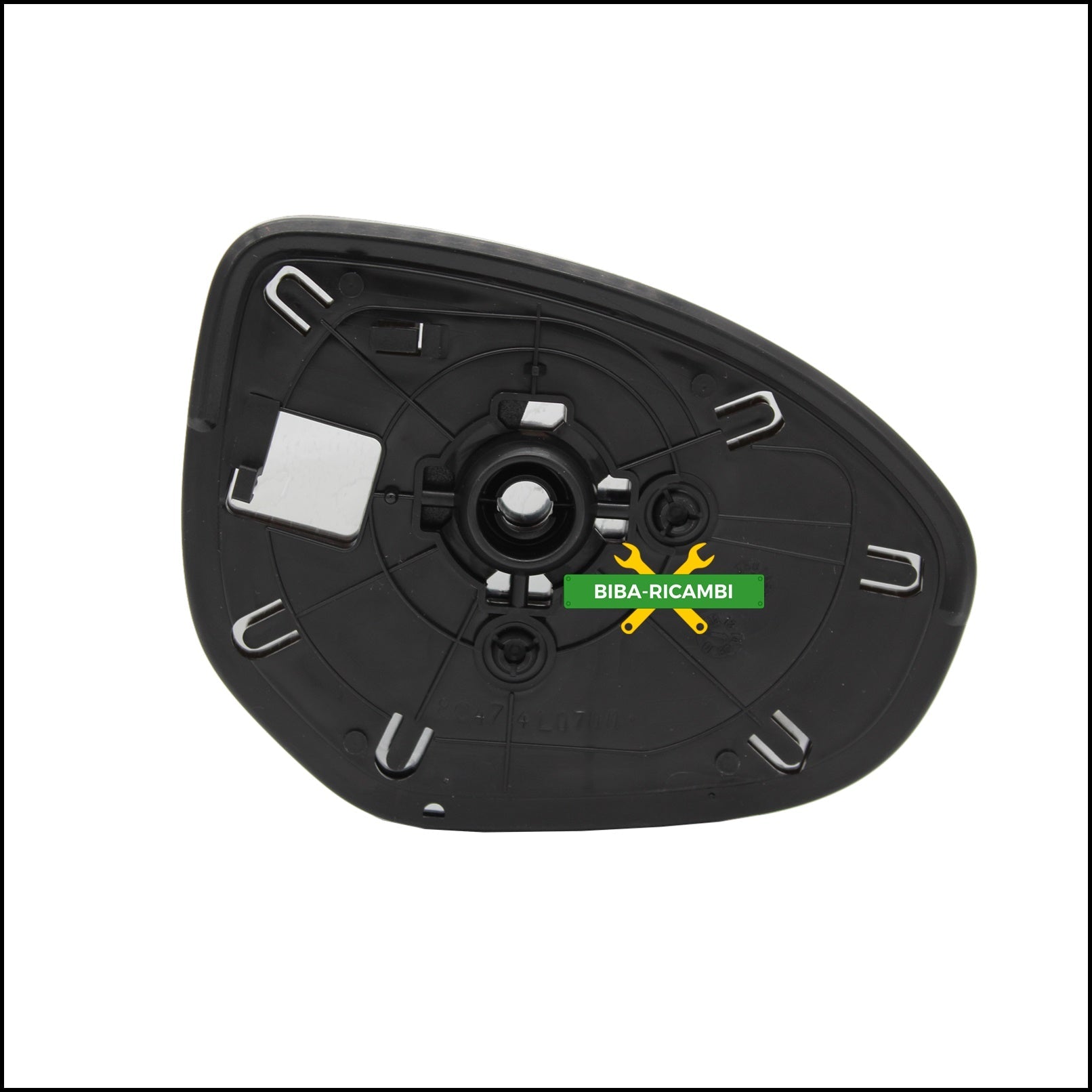 Piastra Specchio Retrovisore Lato Sx-Guidatore Per Mazda 2 III (DL) dal 2014> BIBA-RICAMBI