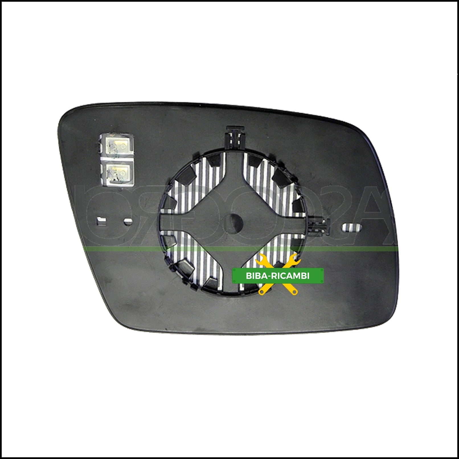 Piastra Specchio Retrovisore Termica Lato Sx-Guidatore Per Fiat Freemont (345) dal 2011> BIBA-RICAMBI