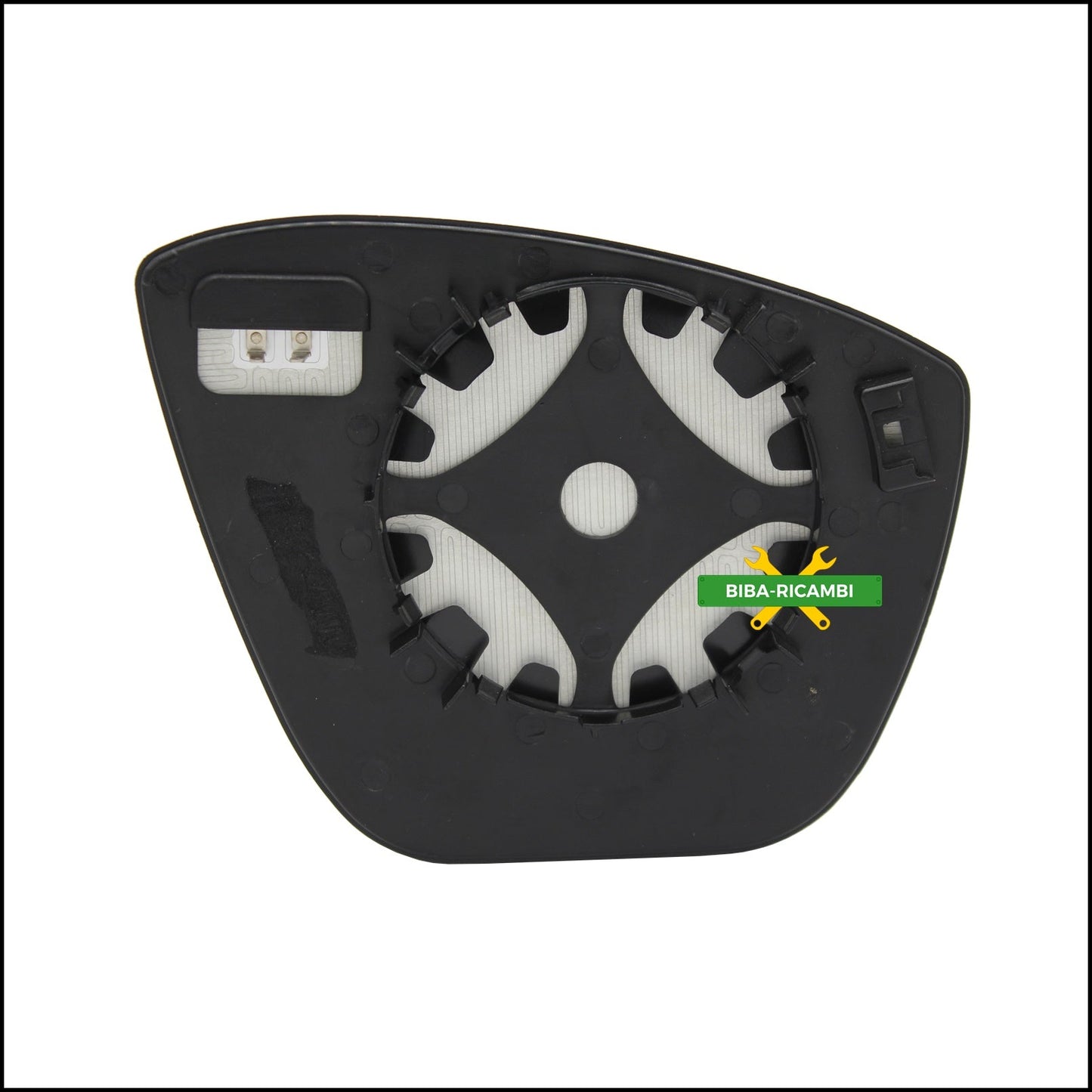 Piastra Specchio Retrovisore Termica Asferica Lato Sx-Guidatore Per Ford Ka+ dal 2014> BIBA-RICAMBI