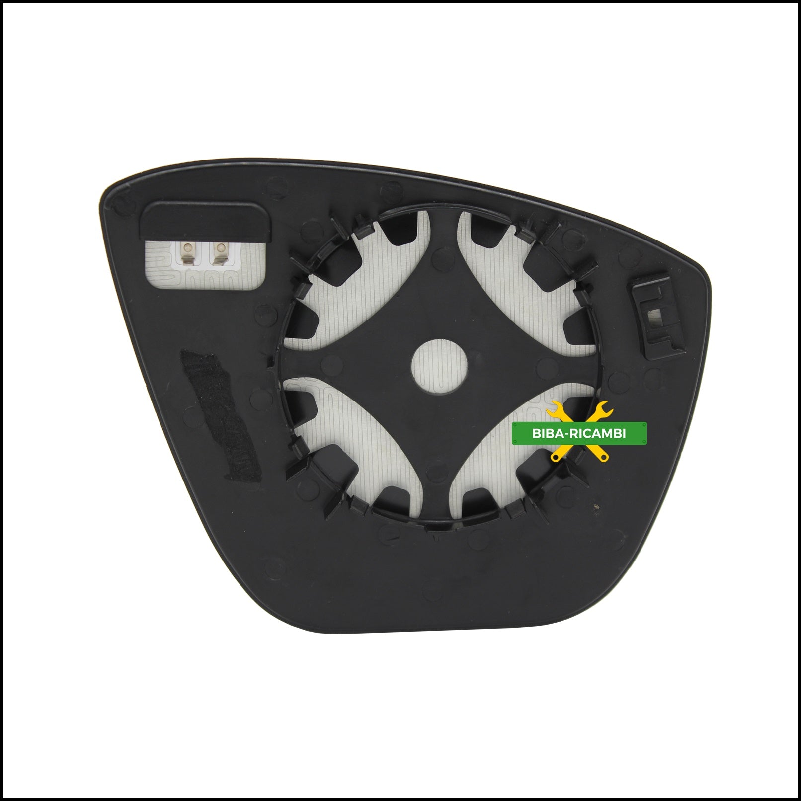 Piastra Specchio Retrovisore Termica Asferica Lato Sx-Guidatore Per Ford Ka+ dal 2014> BIBA-RICAMBI