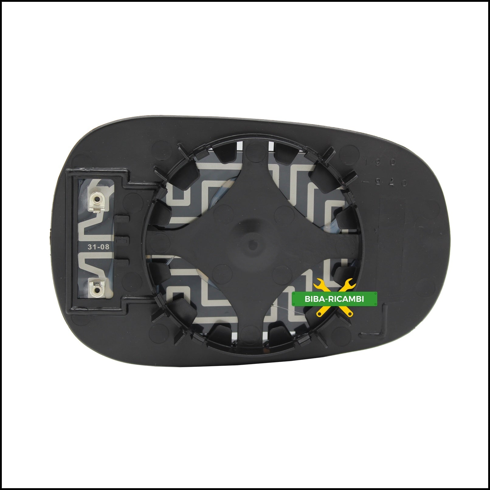 Piastra Retrovisore Termica Lato Sx-Guidatore Per Nissan Micra III (K12) dal 2002-2010 BIBA-RICAMBI
