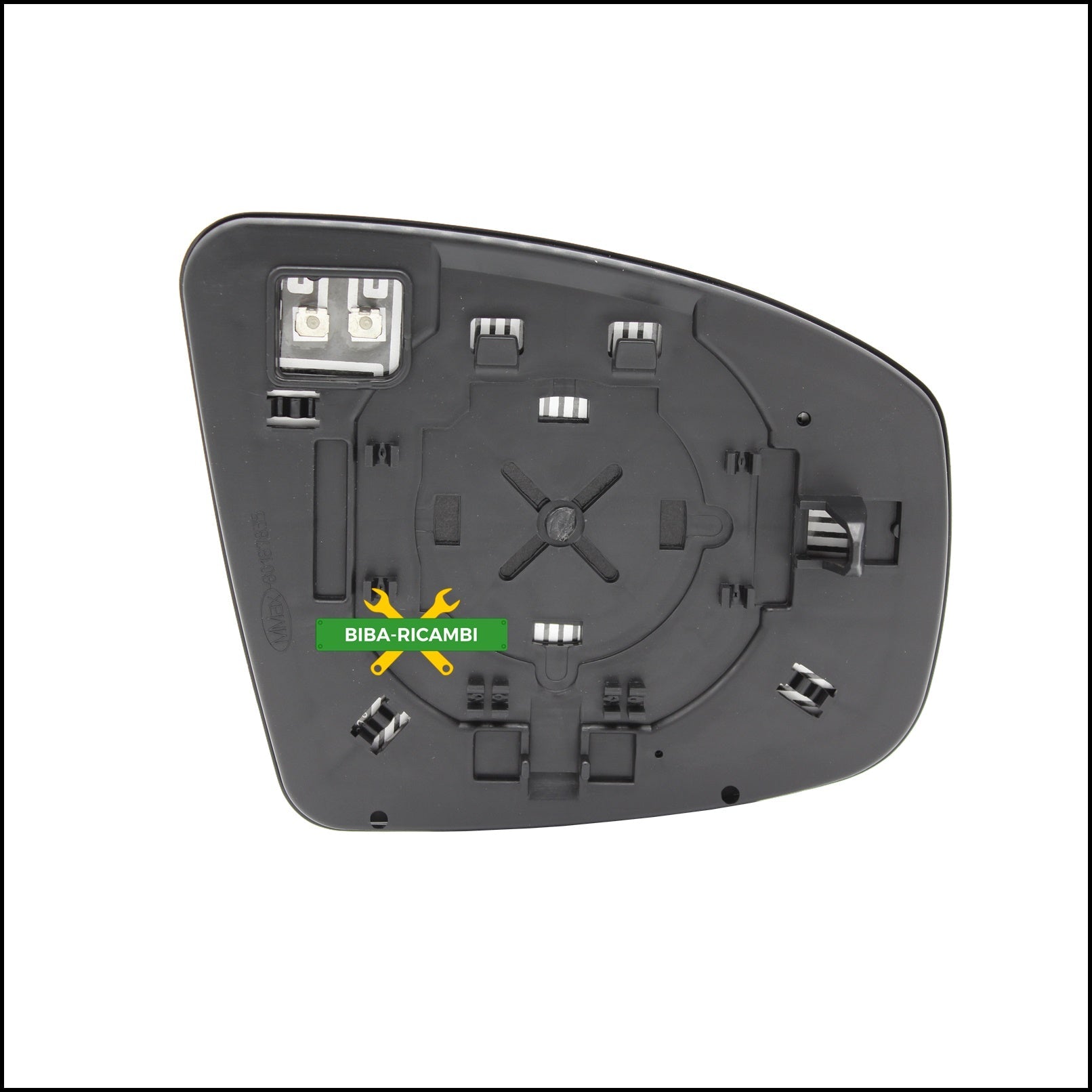 Piastra Retrovisore Termica Asferica Lato Sx-Guidatore Per Nissan Pathfinder IV (R52) dal 2012> BIBA-RICAMBI