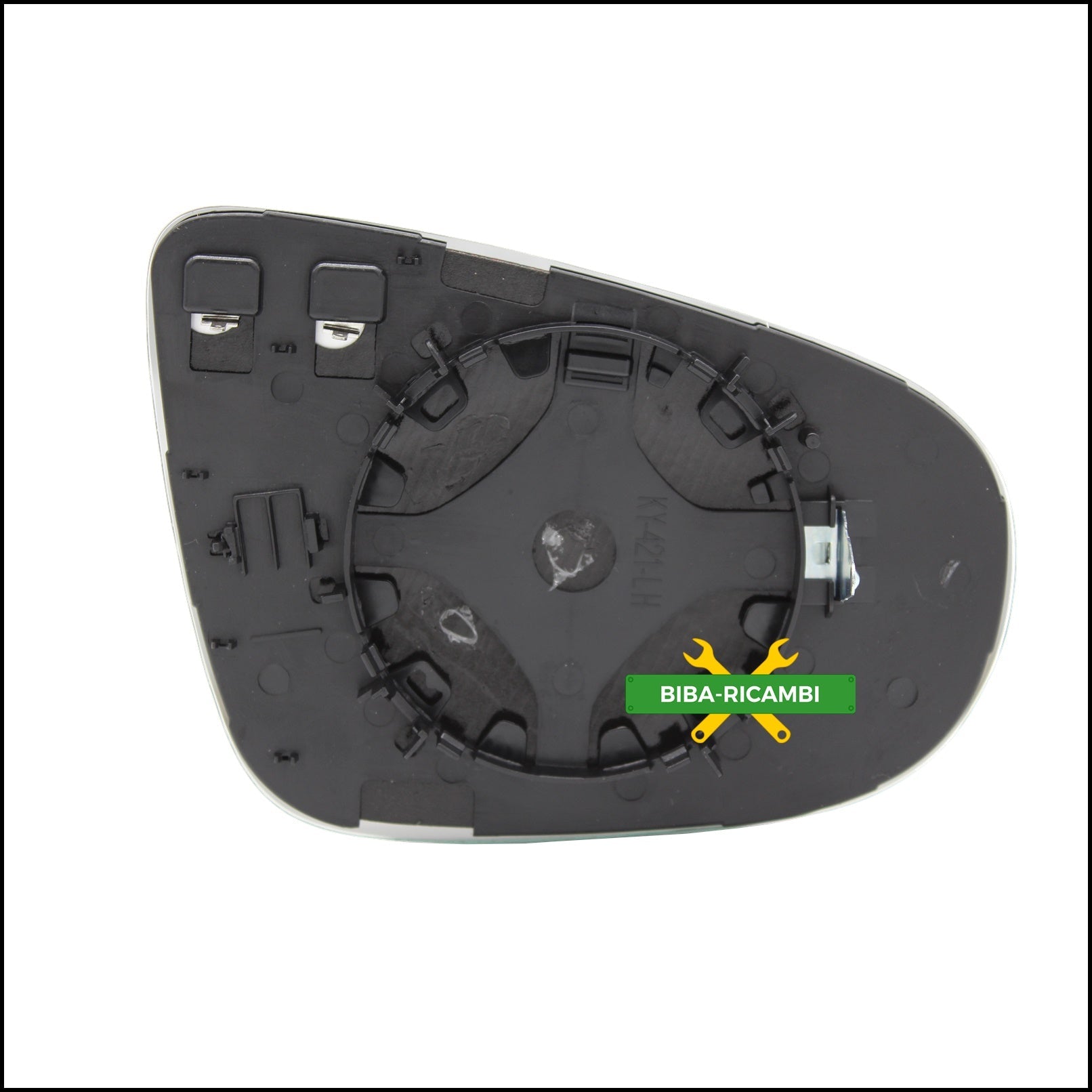 Piastra Retrovisore Asferica Termica Lato Sx-Guidatore Per Volkswagen Touran II (1T3) dal 2010-2015 BIBA-RICAMBI