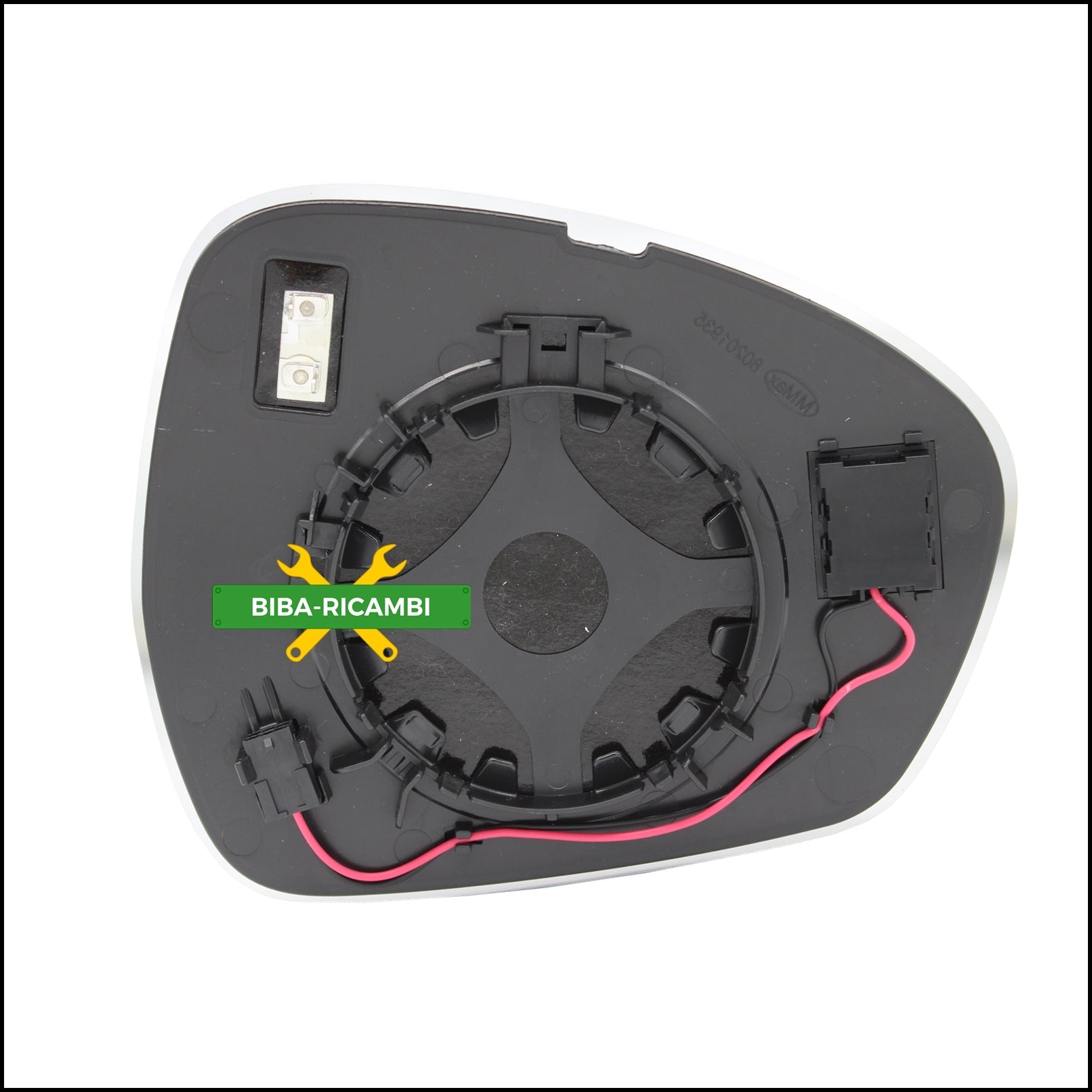 Piastra Specchio Retrovisore Con Blind Spot Lato Guidatore Per Alfa Romeo Stelvio (949) dal 2016> BIBA-RICAMBI