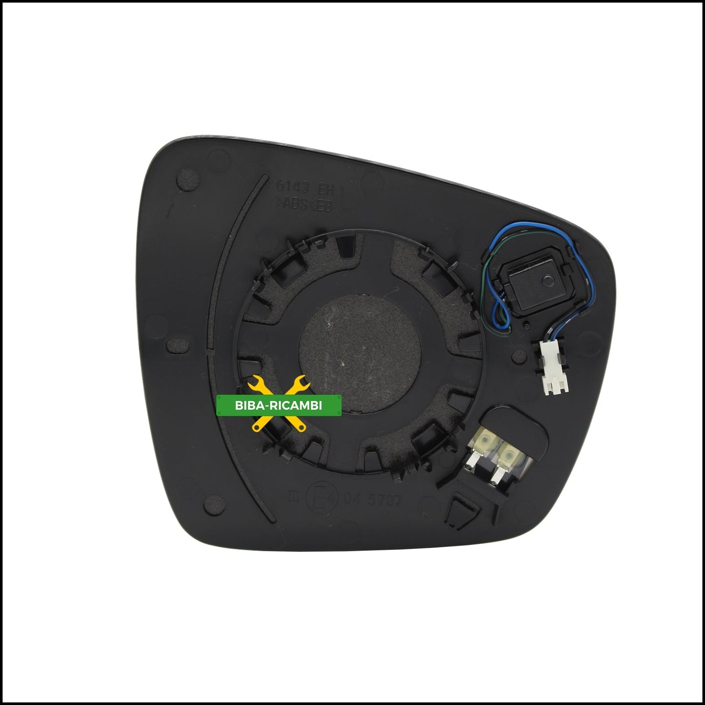Piastra Specchio Retrovisore Con Blind Spot Lato Sx-Guidatore Per Renault Koleos II dal 2016> BIBA-RICAMBI