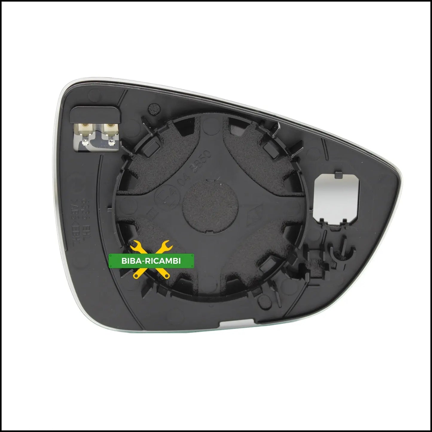 Piastra Specchio Retrovisore Termica Asferica Lato Sx-Guidatore Per Ford Focus IV dal 2018> BIBA-RICAMBI
