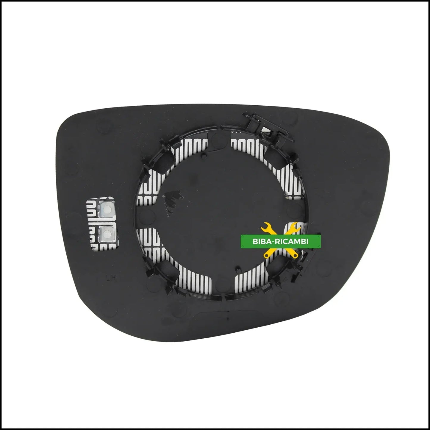 Piastra Specchio Retrovisore Termica Asferica Lato Sx-Guidatore Per Citroen C-Elysee dal 2012> BIBA-RICAMBI