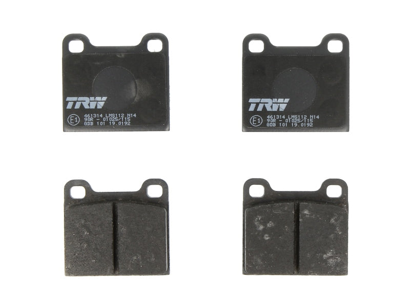 Kit 4 Pastiglie Freno Marca TRW Codice | GDB101 BIBA-RICAMBI