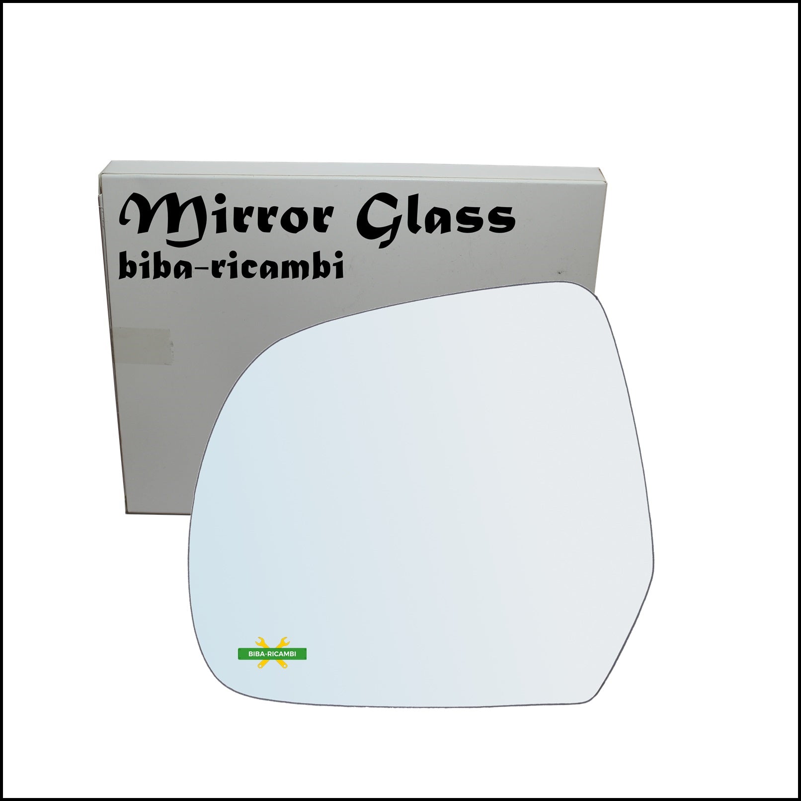 Vetro Specchio Retrovisore Cromato Lato Sx-Guidatore Per Nissan Micra IV (K13) dal 2010> BIBA-RICAMBI