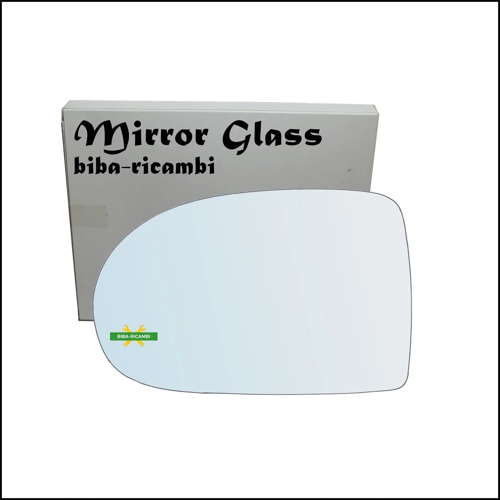 Vetro Specchio Retrovisore Cromato Lato Sx-Guidatore Per Dodge Caliber dal 2006> BIBA-RICAMBI