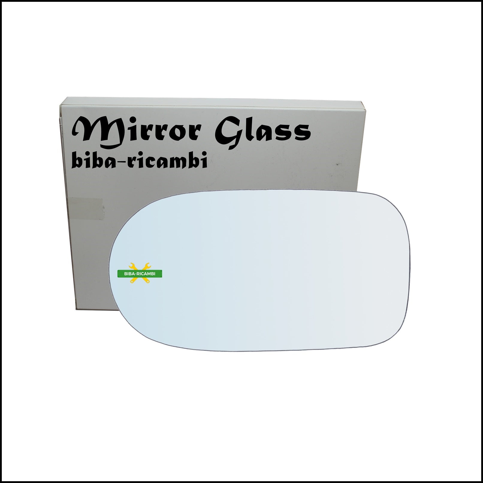 Vetro Specchio Retrovisore Lato Sx-Guidatore Per Fiat Palio Restyling dal 2002-2006 BIBA-RICAMBI